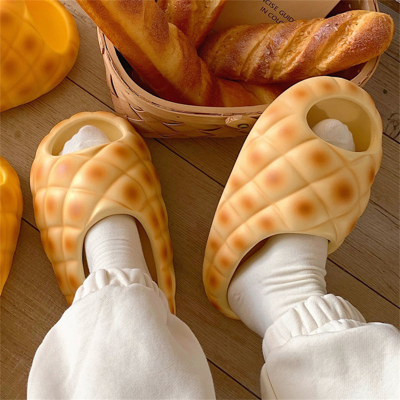 Women Shoes Wedges - 2025 Designer Fake Ananas Brood Slippers