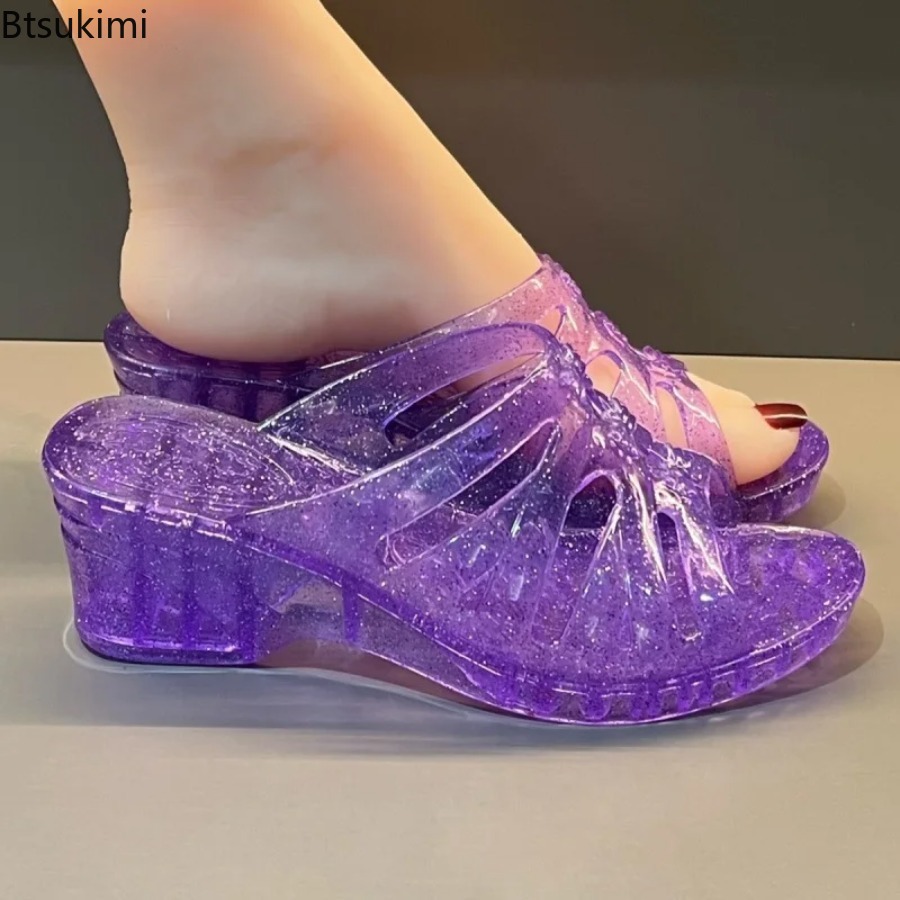 Women Shoes Wedges - Nieuwe Zomer Vrouwen Slippers Wiggen Sandalen