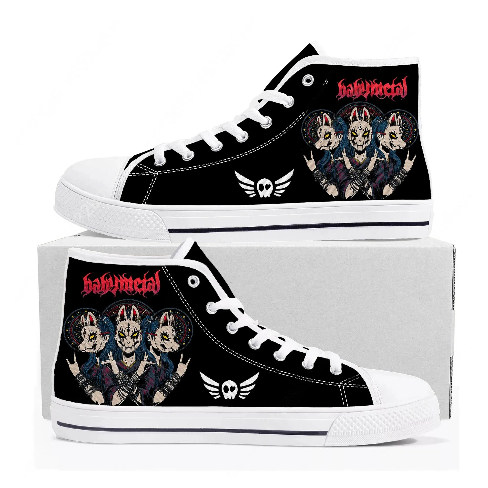 Women Shoes Japan - Babymetal Japan Band High Top Schoenen
