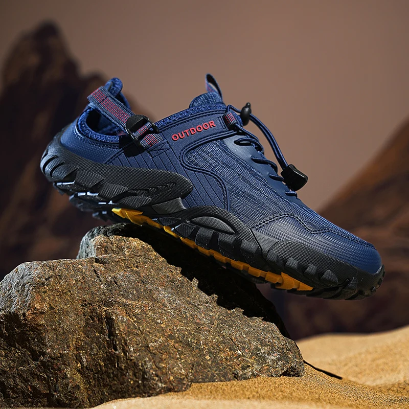 Women Shoes Big W - Zomerblauwe wandelschoenen voor heren, grote maat