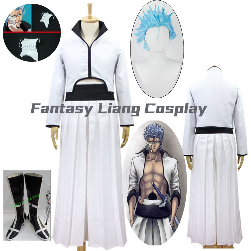 Women Shoes Japan - Anime Grimmjow Jaegerjaquez Cosplay Kostuum Pruik