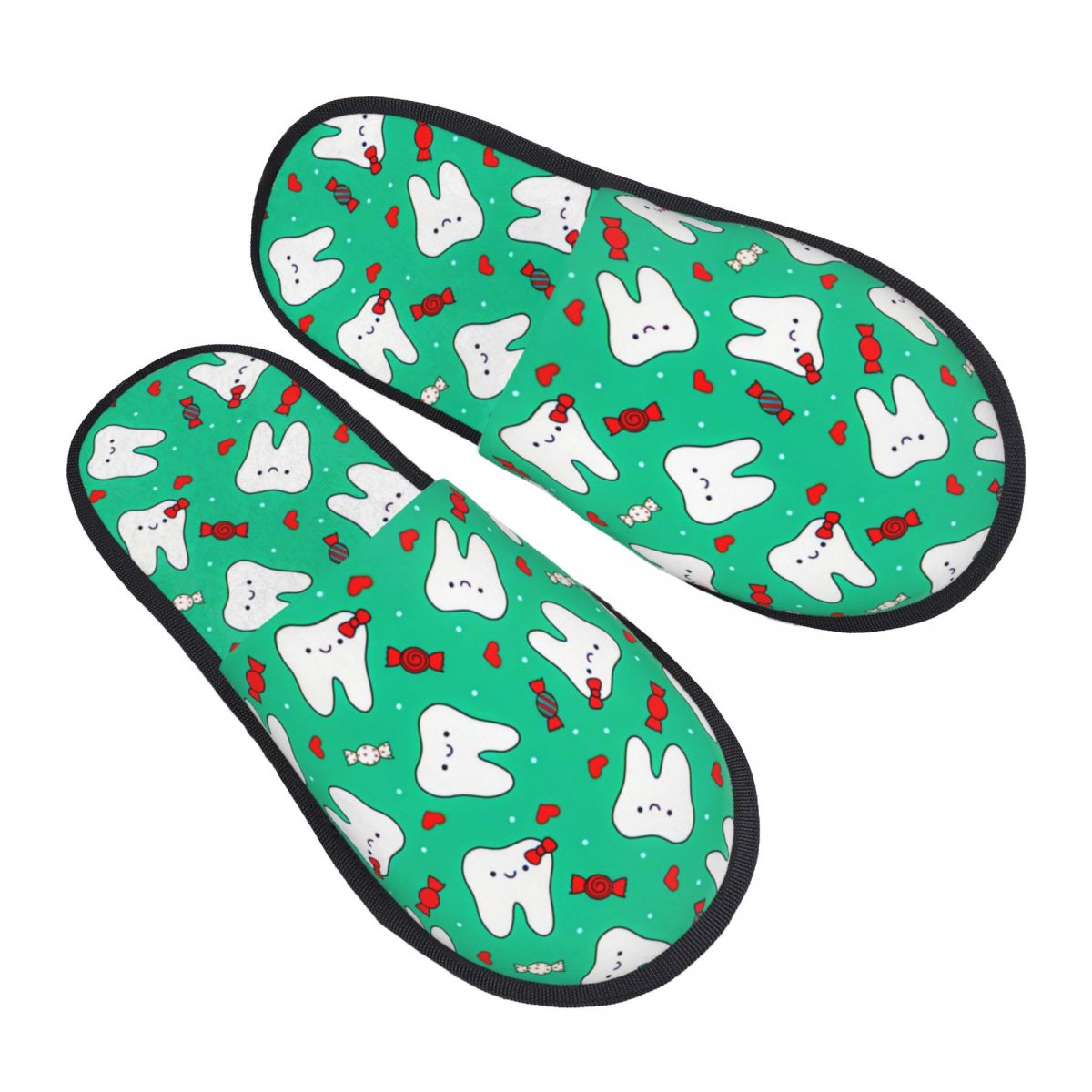 Women Shoes For Winter - Happy Teeth And Candy House Slippers