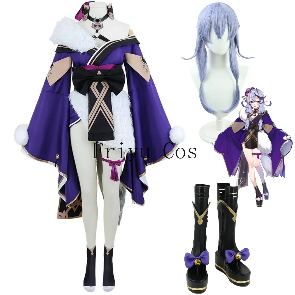 Women Shoes Japan - Anime Virtuele Rindou Mikoto Cosplay Kostuum