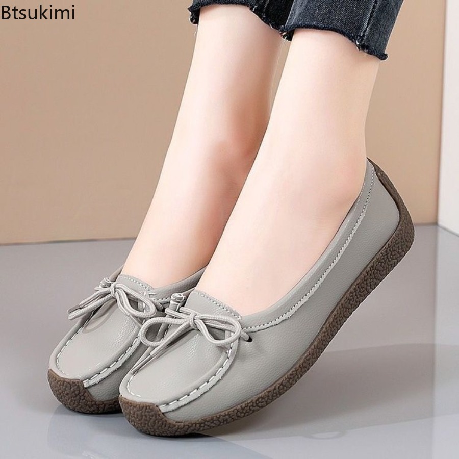 Women Shoes Wedges - 2026 Nieuwe Moederschoenen Comfortabele Koeienpeeszool Dames