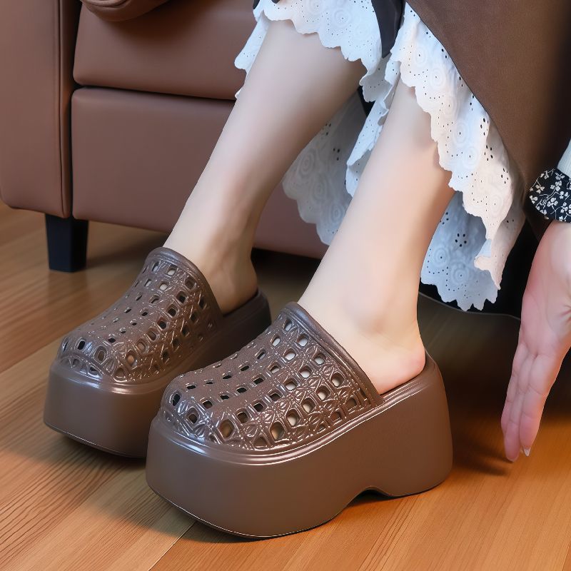 Women Shoes Wedges - Nieuwe Cut-Outs Hoge Hakken EVA Sandalen