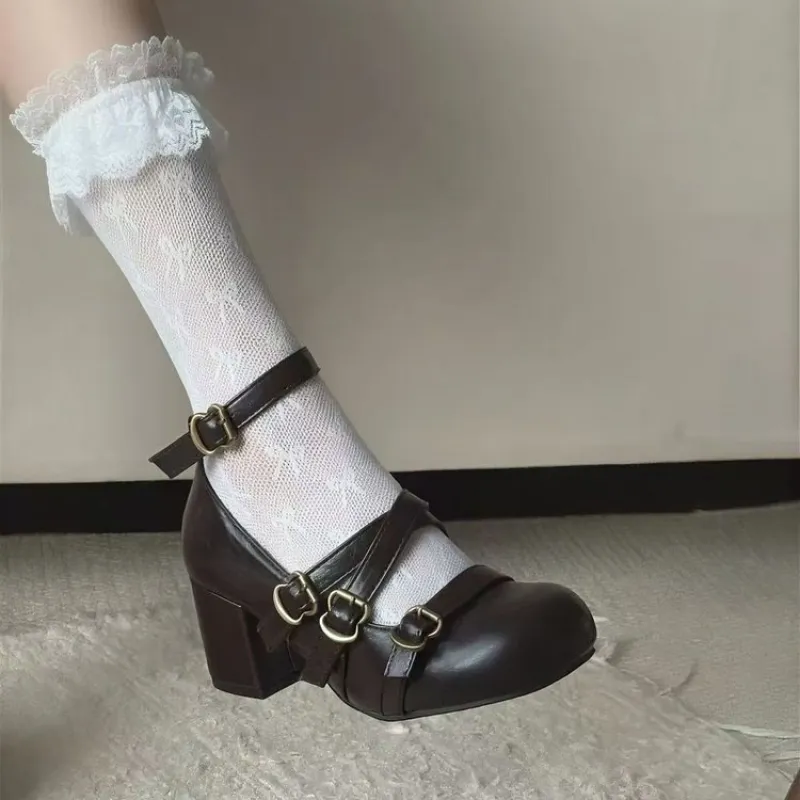 Mary Jane-pumps met dikke hak  - Women Shoes Size 7 recensie en prijs