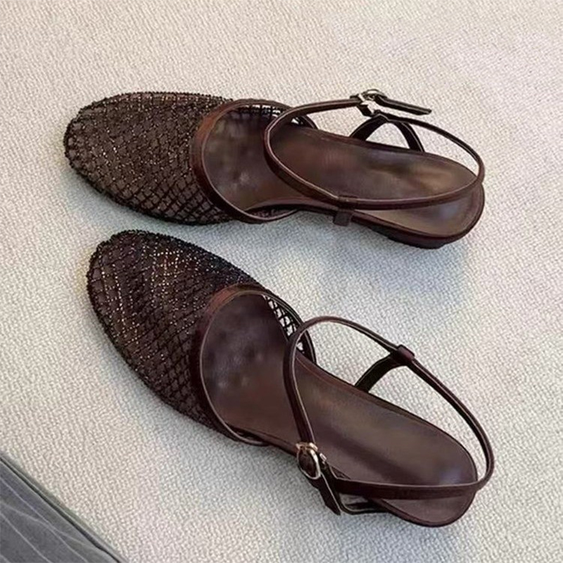 Vrouwen Mesh Sandalen Kristal  - Women Shoes Size 7 recensie en prijs