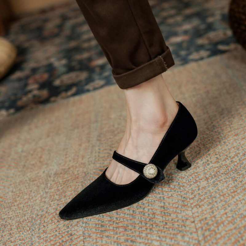 Wijnrode Mary Jane schoenen me - Women Shoes With Heels recensie en prijs