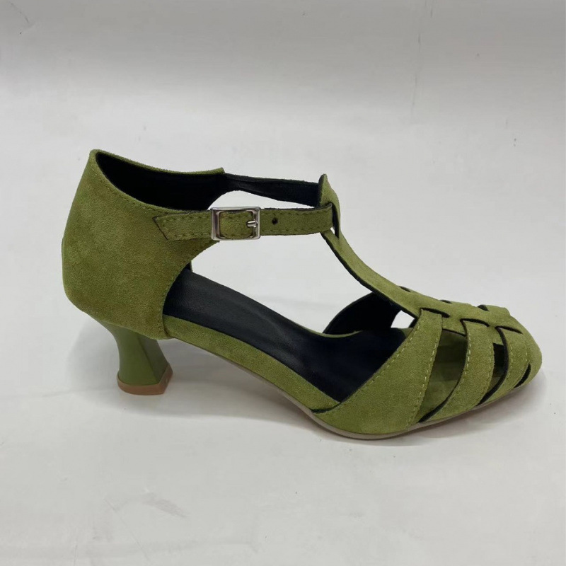 Dames Groene Suède Kitten Heel - Women'S Shoes Kitten Heels recensie en prijs