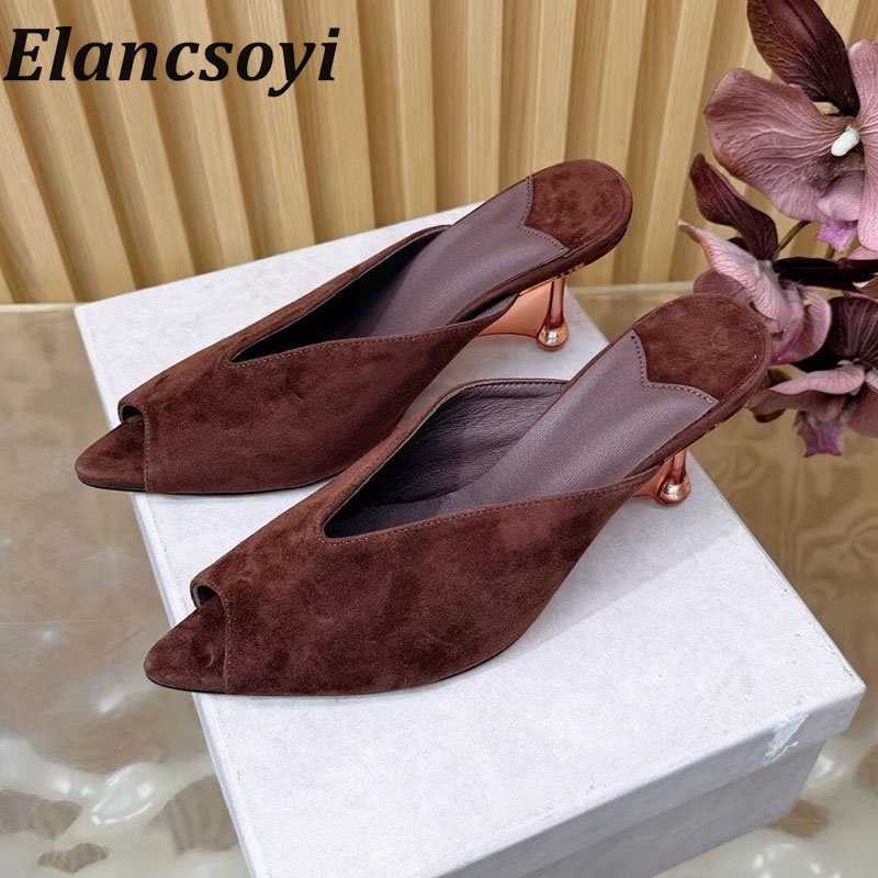 Slippers Dames open teen suède - Women Shoes Size 7 recensie en prijs