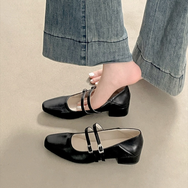 Vierkante neus lage hak dames  - Women Shoes With Heels recensie en prijs