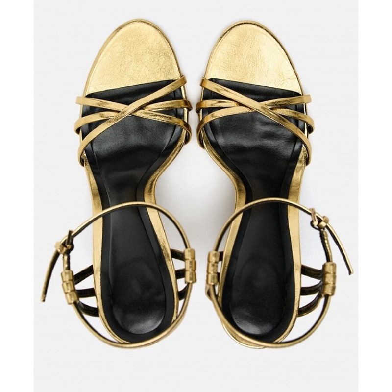 Modieuze minimalistische goud- - Gold Chain Sandal recensie en prijs