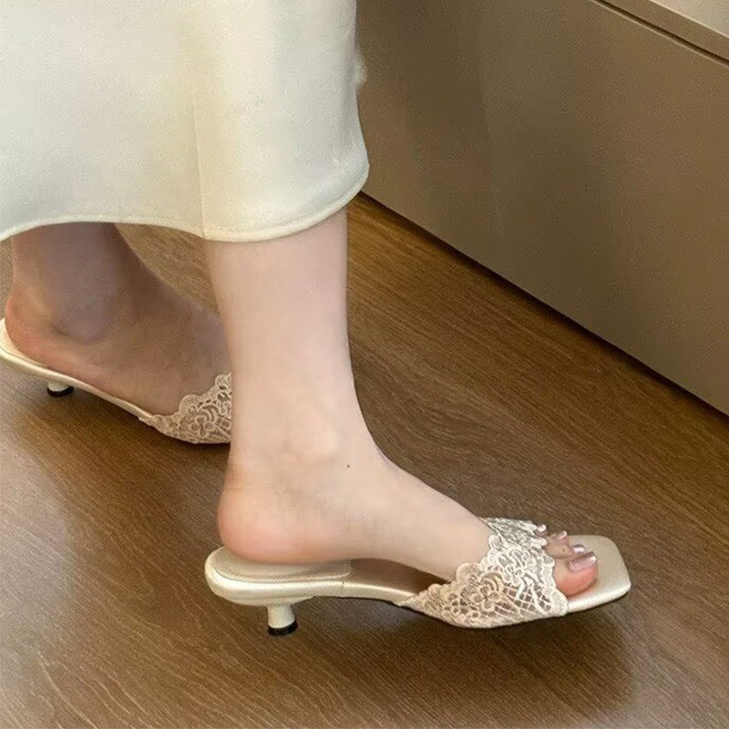 Mesh slippers dames hoge hakke - Women Shoes Size 7 recensie en prijs