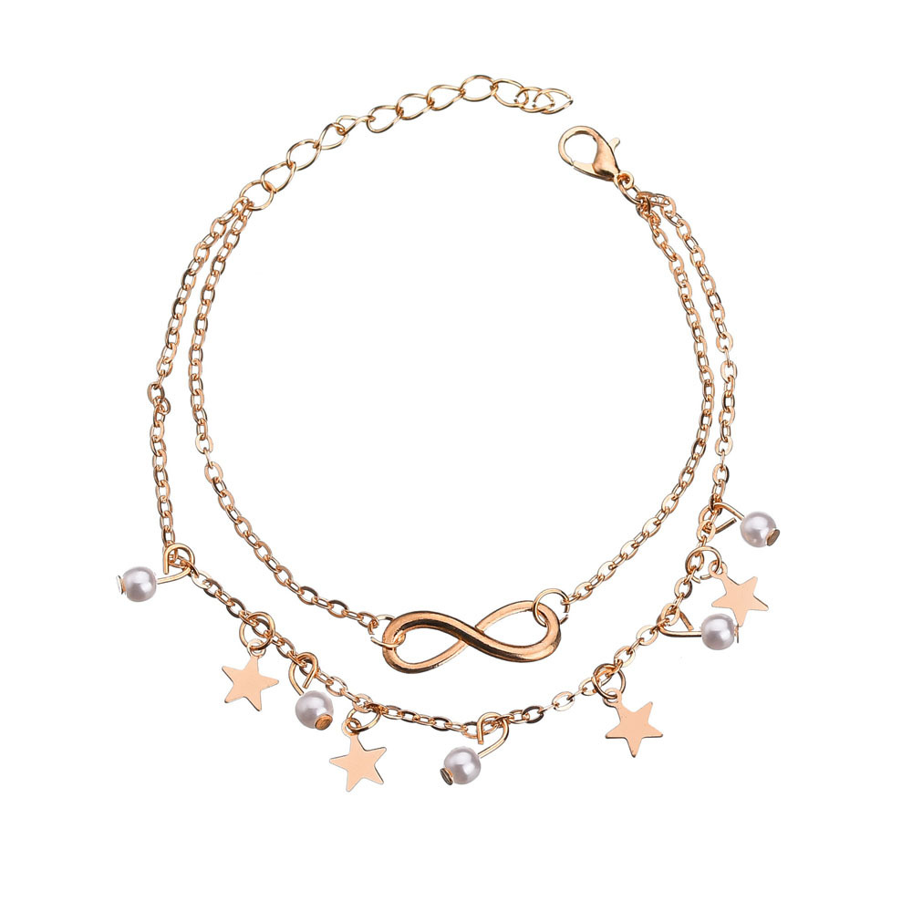 Eenvoudige Kwastje Dubbele Ste - Gold Chain Sandal recensie en prijs
