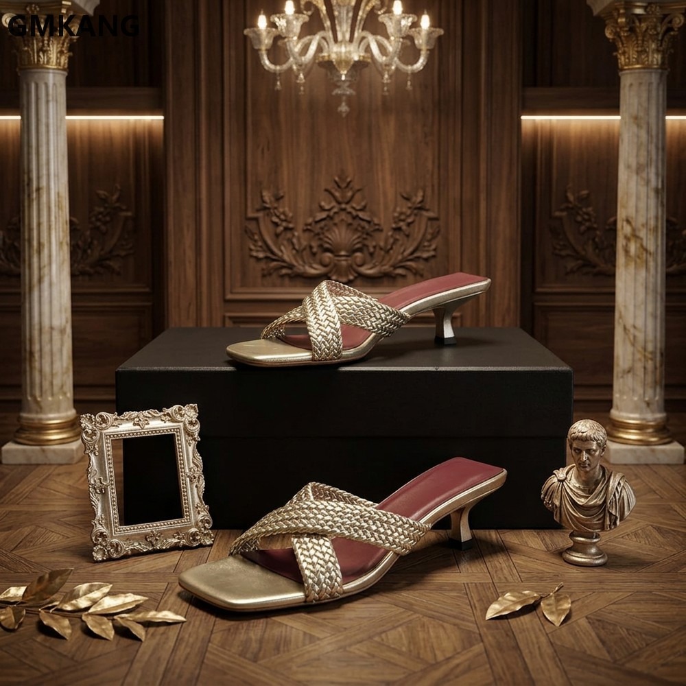 Slippers met puntige neus en k - Women'S Shoes Kitten Heels recensie en prijs