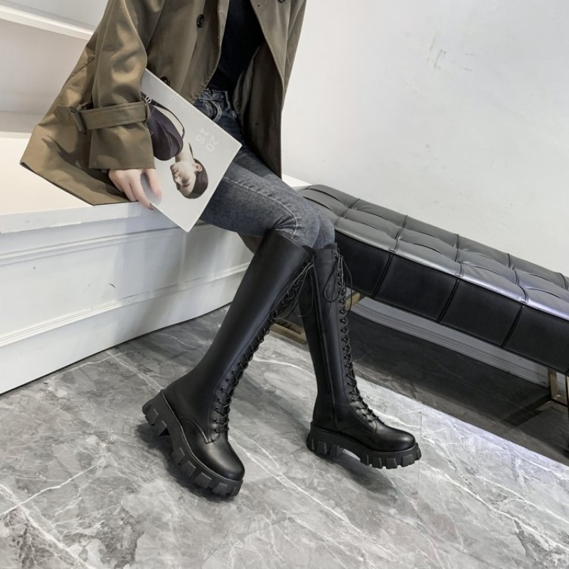 Dames kniehoge laarzen met vet - Women'S Shoes For Fall recensie en prijs